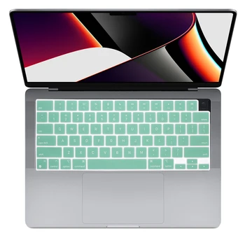 Обложка клавиатуры ноутбука для MacBook Air15 M2 A2681 Pro14 A2442/MacBook Pro 16 A2779 2023 Цветная Силиконовая Защита клавиатуры