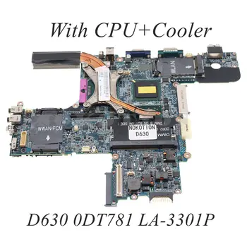 CN-0DT781 0DT781 LA-3301P Для материнской платы Dell Latitude D630 с процессором + радиатор Вместо CN-0R872J Без перегрева